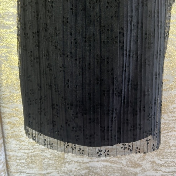 J. Crew Black Casual Floral Flutter Lace Camisole Style Top Size L - Picture 7 of 17
